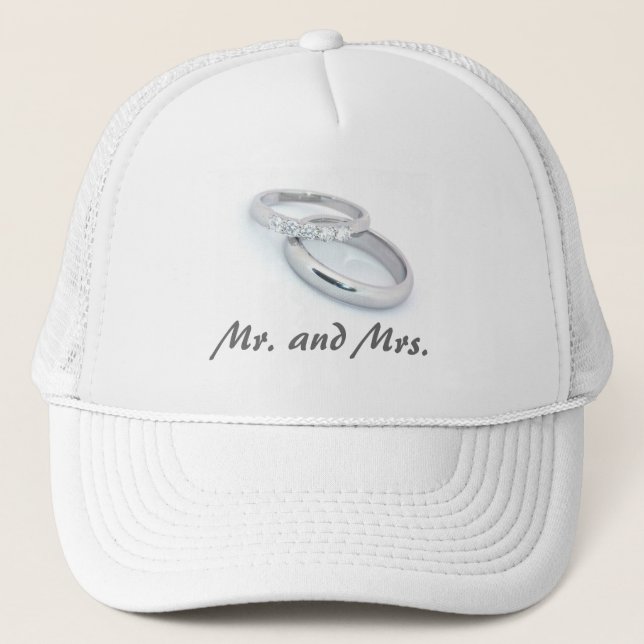 Casquette M. & Bandes Mariages Mme/Silver (Devant)