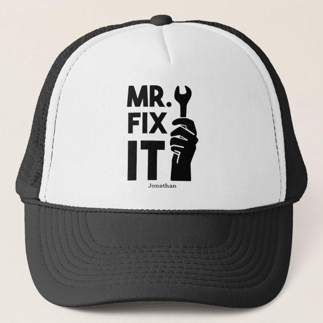 Casquette M. Fix It Handyman Personnalisé (Devant)