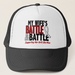 Casquette Ma bataille trop 1 CANCER d'OS/POUMON d'épouse