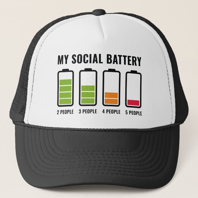 Casquette Ma batterie sociale (Devant)