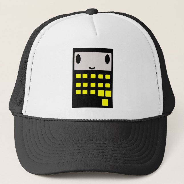 Casquette Ma calculatrice heureuse (Devant)