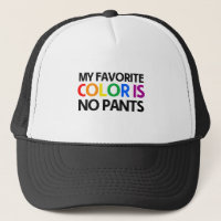 Ma couleur préférée n'est aucun pantalon