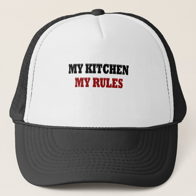 Casquette Ma cuisine Mes règles (Devant)