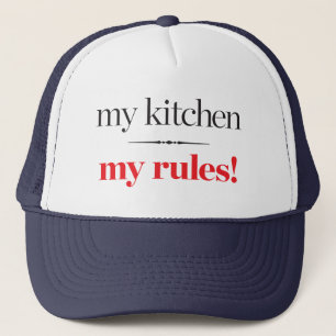 Casquette Ma cuisine, mes règles