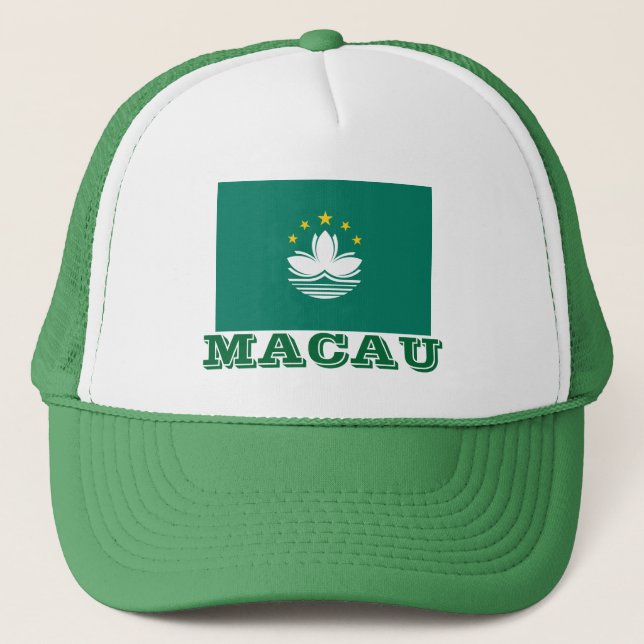 Casquette MACAU Flag Hat マ カ の オ 子 旗 の 帽 (Devant)