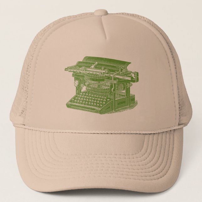 Casquette Machine à écrire vintage (Devant)