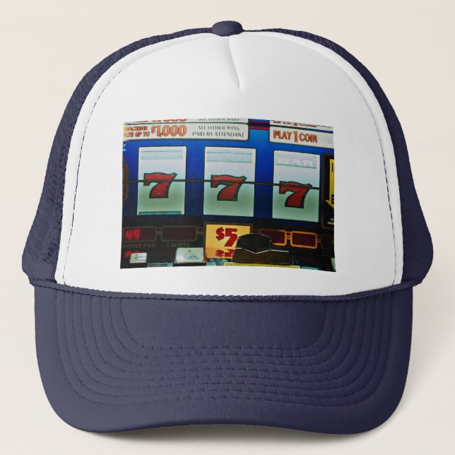 Casquette Machine à sous dans un casino (Devant)