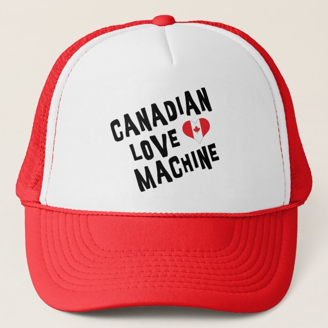 Casquette Machine canadienne d'amour (Devant)