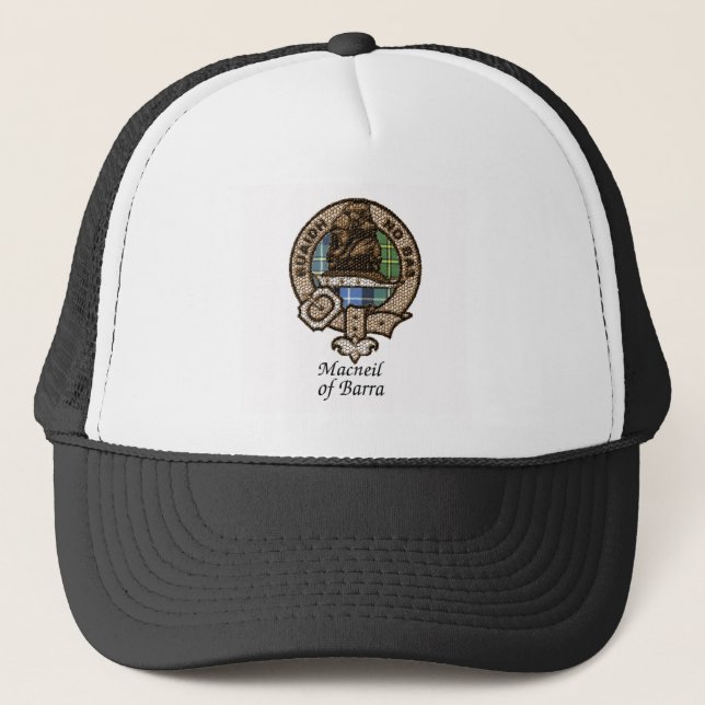 Casquette Macneil de crête de clan de Barra (Devant)