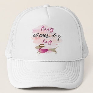 Casquette Madame folle de chien de saucisse