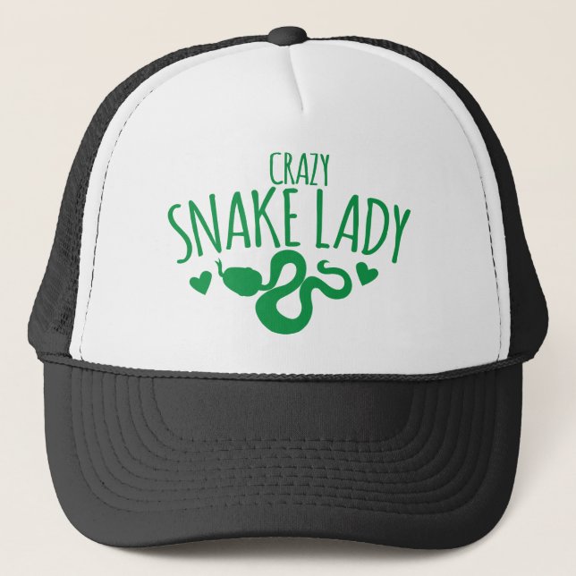 Casquette Madame folle de serpent (Devant)