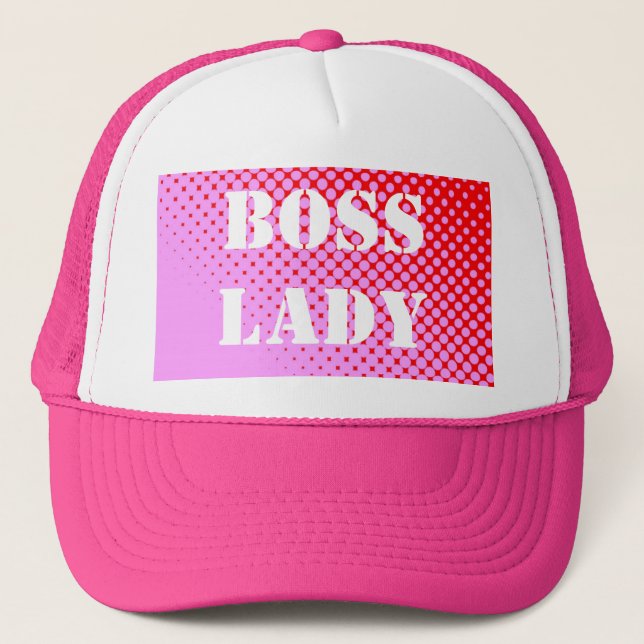 Casquette Madame Pink Hat de patron (Devant)