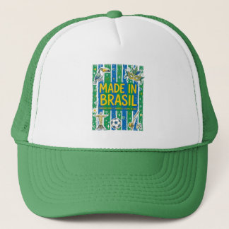 Casquette Made In Brasil Cultural Icons Colorful Design
