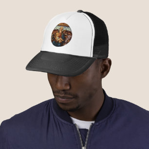 Casquette Madone et Enfant avec huit anges par Botticelli