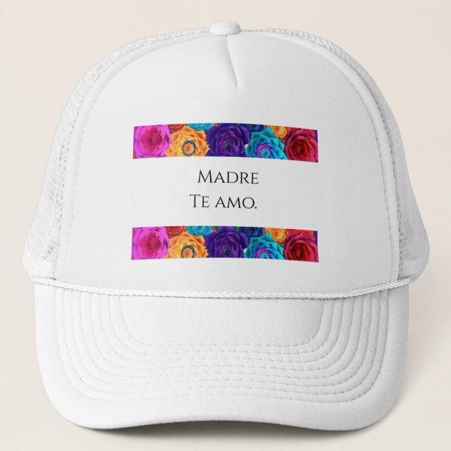 Casquette "Madre Te Amo" - Chapeau de la fête des mères (Devant)