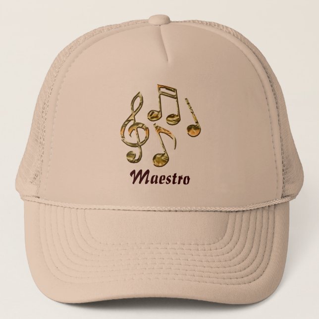 CASQUETTE MAESTRO MUSIQUE (Devant)