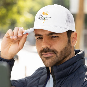 Casquette Magens Bay St Thomas USVI Palmier minimal