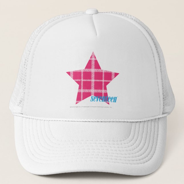 Casquette Magenta 3 de plaid (Devant)