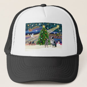 Casquette Magie de Noël des chiens de bétail australiens (de
