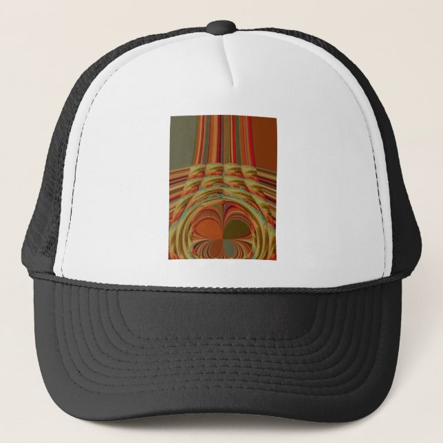 Casquette Magnifique Africain traditionnel Golden Brown Moti (Devant)