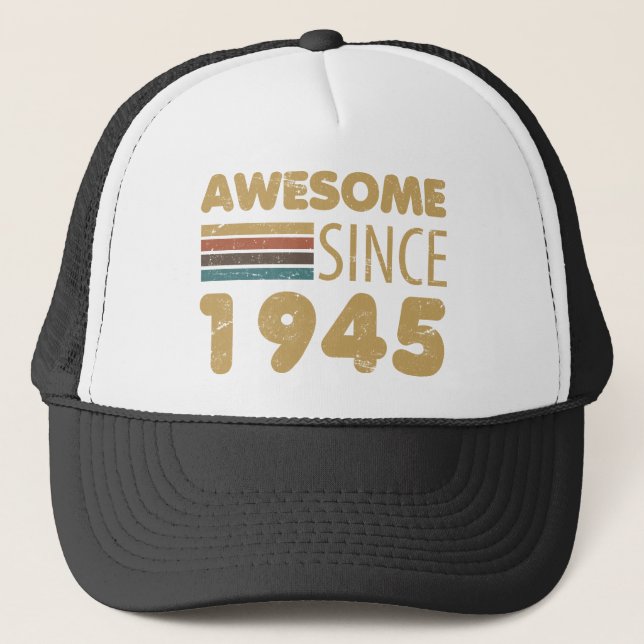 Casquette Magnifique depuis 1945 80e anniversaire (Devant)