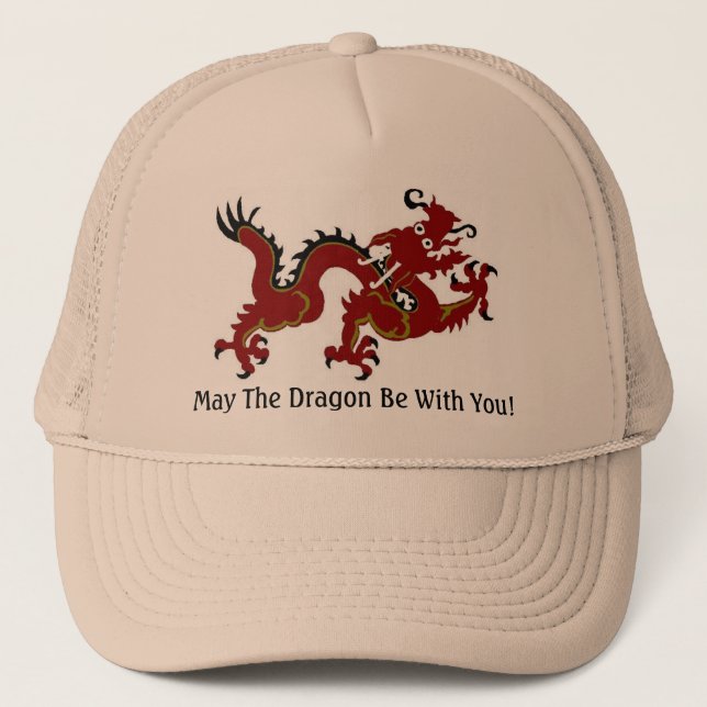 Casquette Mail de chance de dragon (Devant)
