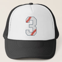 Maillot de Baseball Numéro 3