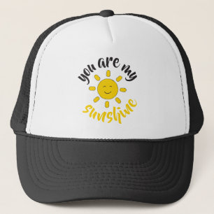Casquette Main Jaune dessinée Sun Hello Sunshine Image