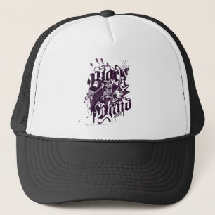 Casquette Main noire - Collage violet