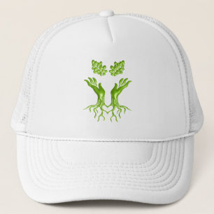 Casquette Mains famille racines amour Appréciation Artwork