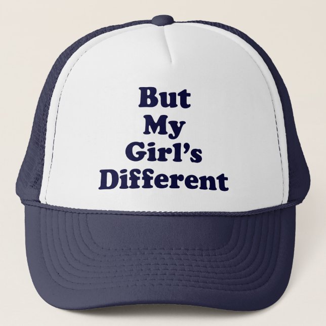 Casquette Mais ma fille est différente (Devant)
