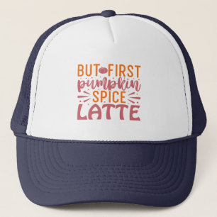 Casquette Mais Premier Citrouille épice Latte automne Bliss