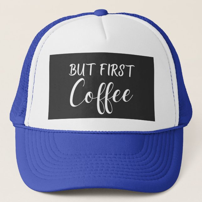 Casquette Mais Première Conception De Café, Les Amateurs De  (Devant)