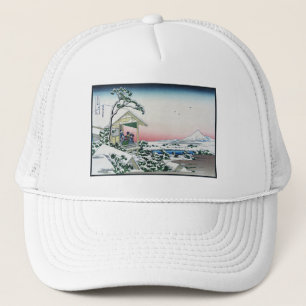 Casquette Maison de thé Koishikawa vue sur le mont Fuji de H