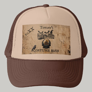 Casquette Maison gothique dans le Globe des neiges Halloween