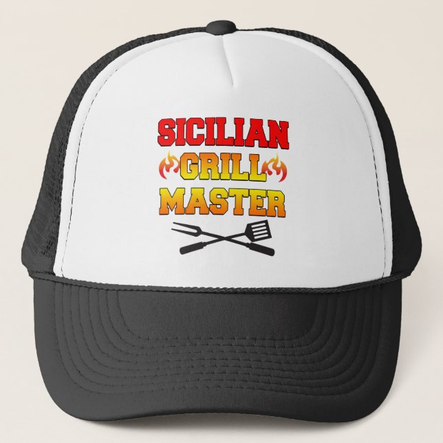 Casquette Maître de Grill Sicilien (Devant)