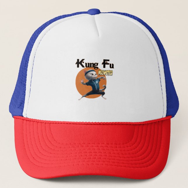 Casquette Maître Kung Fu Meow (Devant)