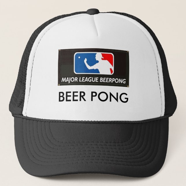 Casquette MajorLeagueBeerPong, PUANTEUR de BIÈRE (Devant)