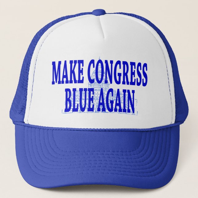 Casquette Make Congress Blue Again (Devant)