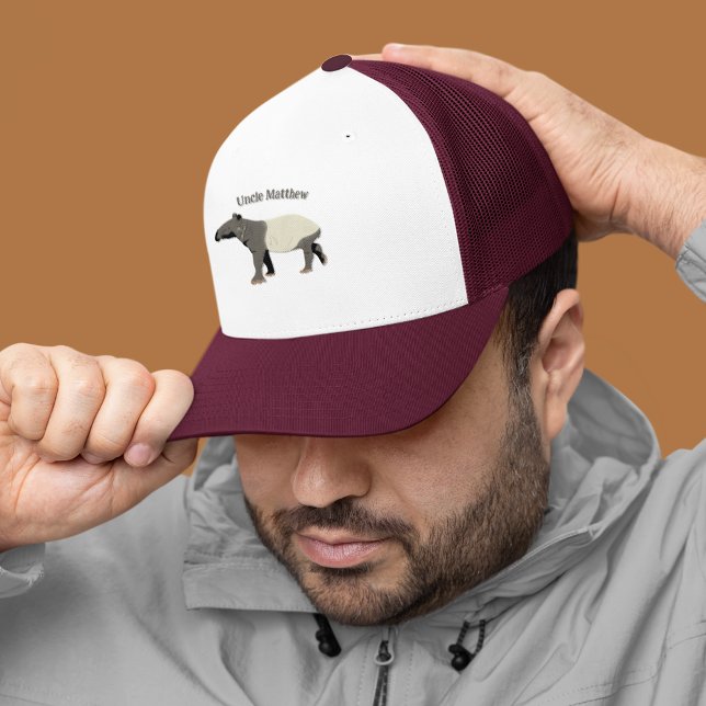 Casquette Malaisien ou asiatique Piebald Tapir Personnalisé (Créateur téléchargé)