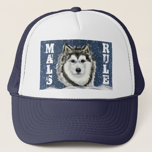 Casquette Malamute d'Alaska     (Devant)