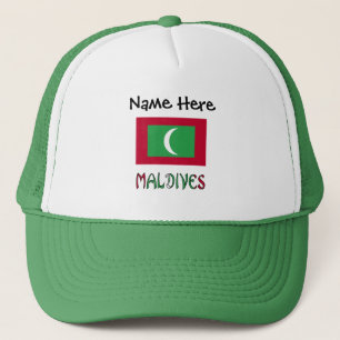 Casquette Maldives et Drapeau Maldivien Personnalisés