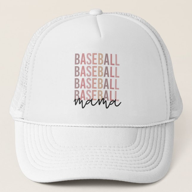 Casquette Mama de baseball | Cadeaux de maman de baseball (Devant)
