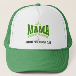 Casquette MAMA REINE DU VERT Golf personnalisable pour femme