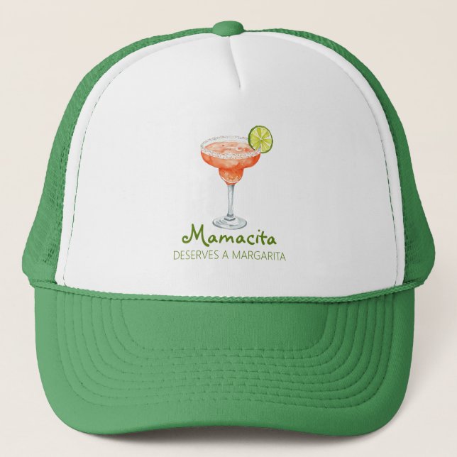 Casquette Mamacita Mérite une Marg de fraise Margarita (Devant)