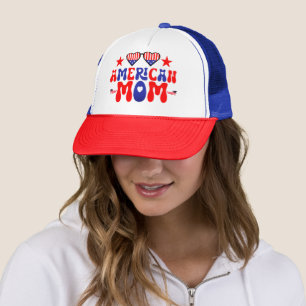 Casquette Maman Américaine Joyeuse 4 Juillet