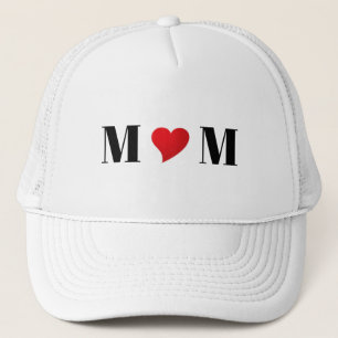 Casquette Maman coeur rouge, maman, Fête des Mères, cadeau d