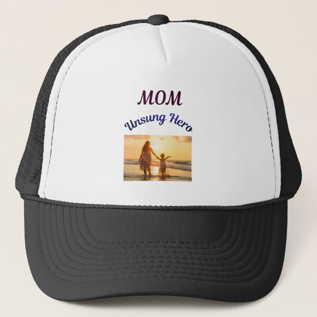 Casquette Maman, héros méconnu  (Devant)