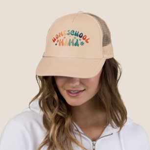 Casquette Maman maman de l'école familiale Retro
