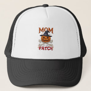 Casquette Maman Patch Citrouille d'Halloween Chapeau de Sorc